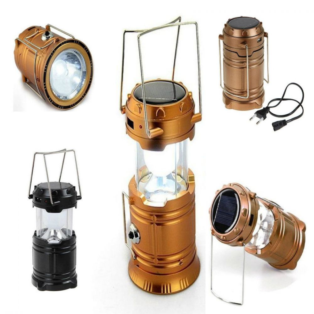 Combo of Solar Rechargeable Lantern and USB Rechargeable Fan